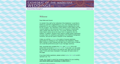 Desktop Screenshot of madeleinewedding.com